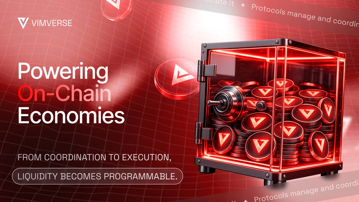 vimverse_dao's tweet photo. Liquidity is evolving.

From passive pools to programmable infrastructure.

Vimverse is powering the next generation of on-chain economies. https://t.co/im3xds8zAr
