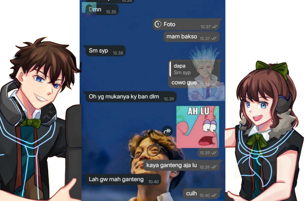 ⚠️ yume // 🍀 siblings (hint of senrin)

Gw klo jd eirin jg pen mukul sih jjur 😭