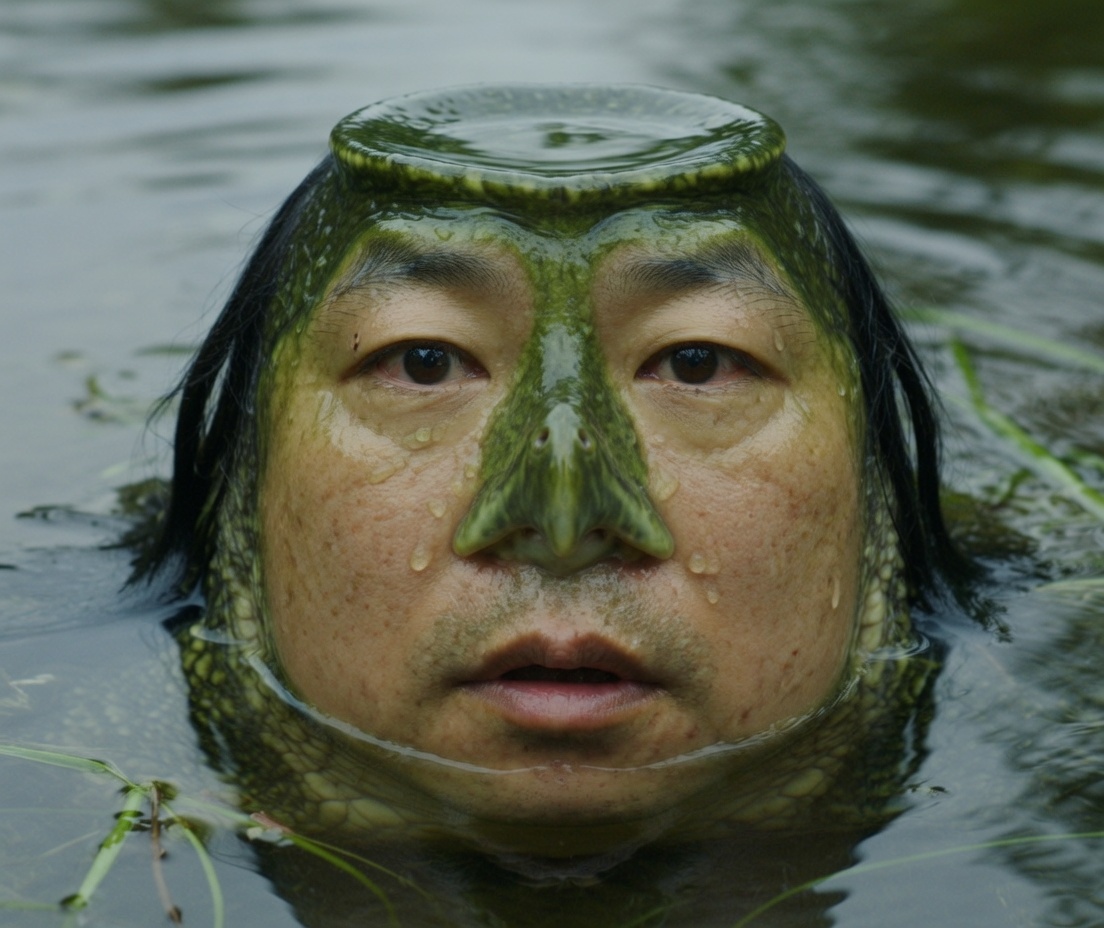 K_OIZO's tweet photo. @kubotayokoyama 河童に注意 https://t.co/IMis9sngLk