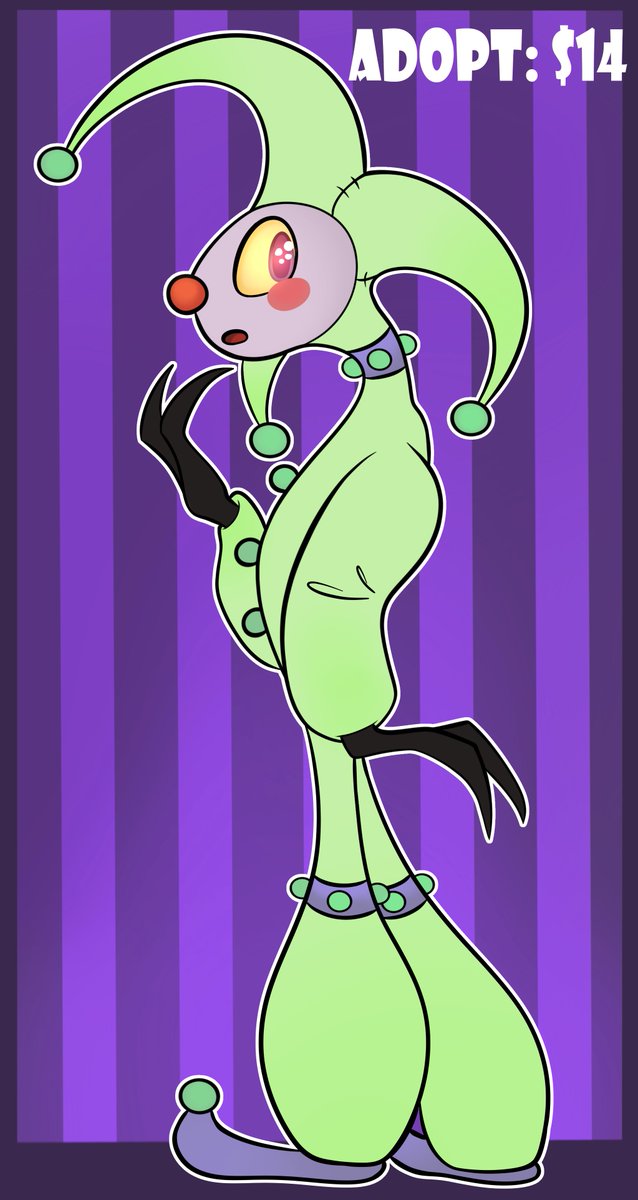 FiddleDDArts's tweet photo. Jester Sinner Adopt $14 (Hazbin/Helluva)

#HelluvaBoss #HelluvaBossFanart #HelluvaBossOC #HazbinHotel #HazbinHotelFanart #HazbinHotelFanart #HelluvaBossAdopt #HazbinHotelAdopt #adoptable #adopts #Adopt https://t.co/KK7RxbcSih