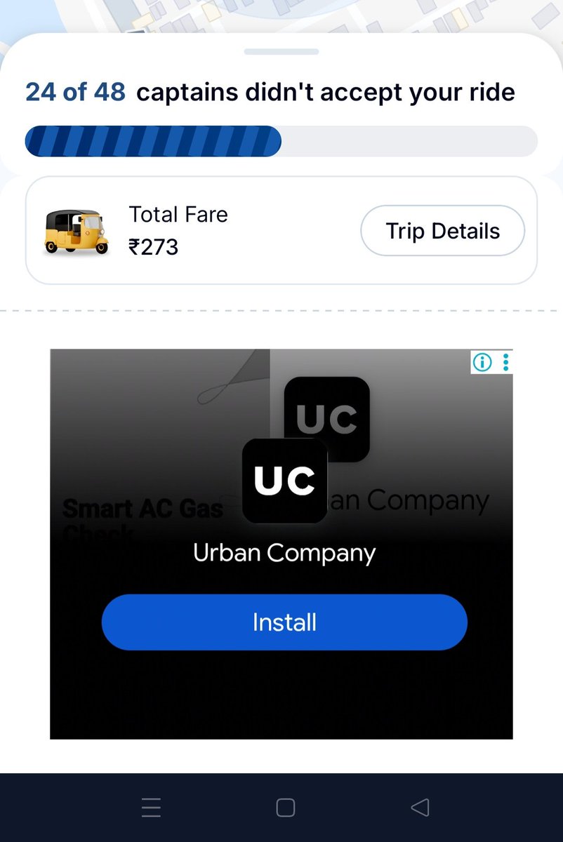 Seetha5277's tweet photo. @RapidoCares  இதென்ன மாதிரியான update. நாங்க என்ன காசு கொடுக்காம உங்க app ல உள்ள ஆட்டோவ புக் பண்றோமா ...அவங்க accept பண்றாங்களா இல்லையான்னு உங்களைக் கேட்டோமா. https://t.co/SUghRrMohr