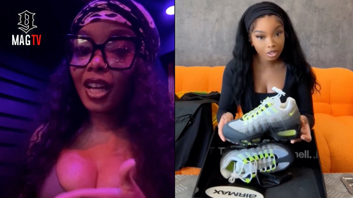 BlackInkChi's tweet image. SEE VIDEO HERE: youtu.be/_X8FXt7P6Vs

"I Need To Steal Something" Lola Brooke Admits To Boosting Shoes! 👟

#lolabrooke #sneakers #nikeairmax