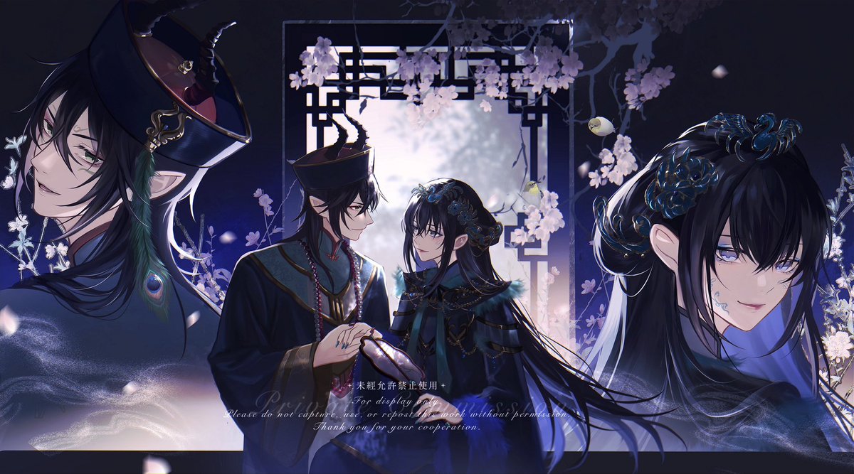 🦚

#依頼絵 #イラスト 
#comms