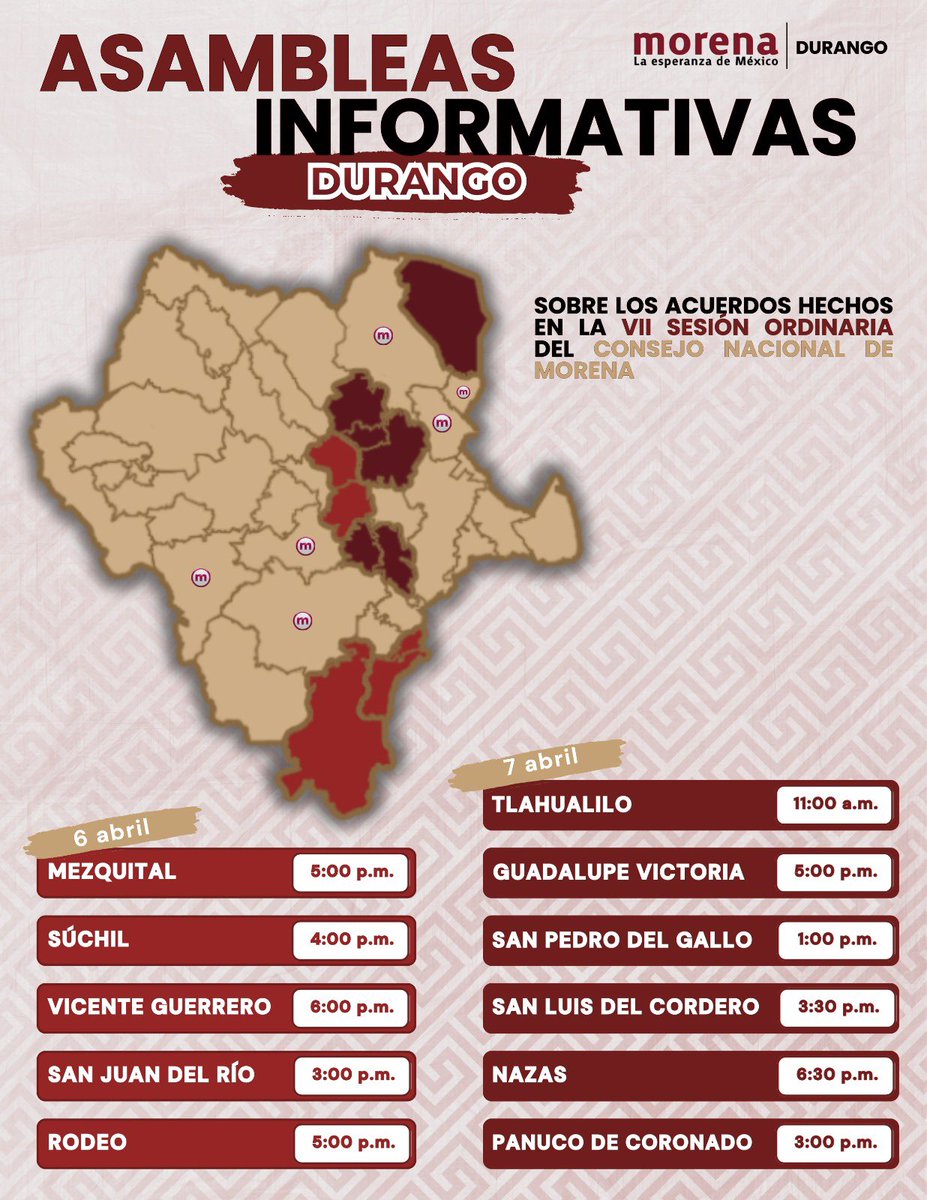 Partido Morena Durango tweet media