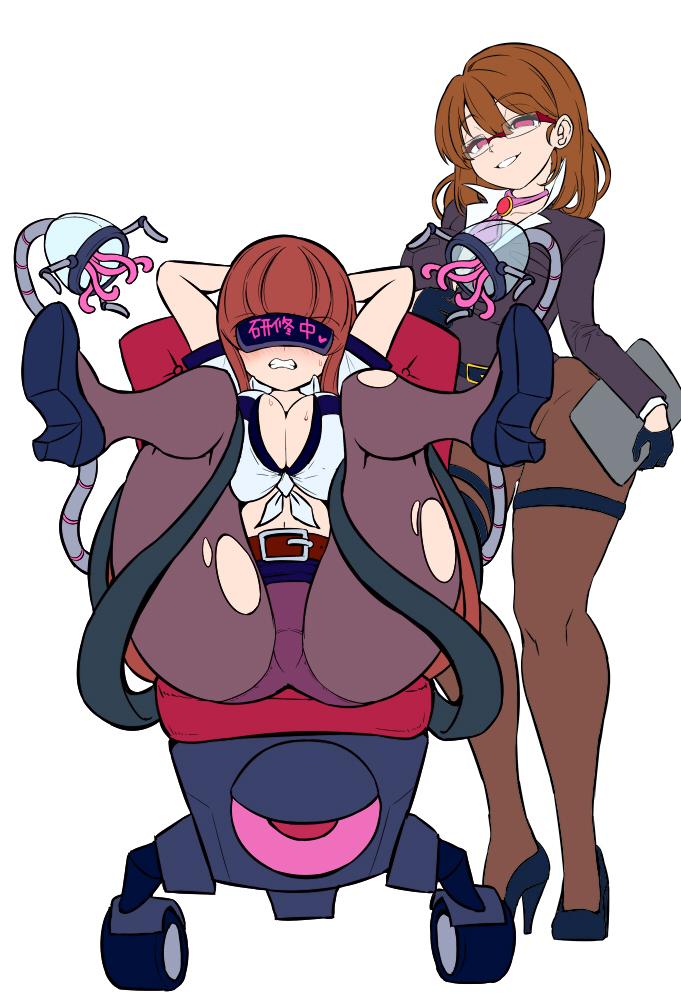 各業界が人手不足に悩む昨今、ヒロピングッズの老舗ちぼ屋は驚きの方法でその解消に成功していた…!
恐るべきオフィスチェア「研修くん」に座らされた者は新人研修担当ミユキのもと忠実な社員にされてしまうのだ
当然ミユキも「研修くん」によって社員にされた一人なんだなこれが! 