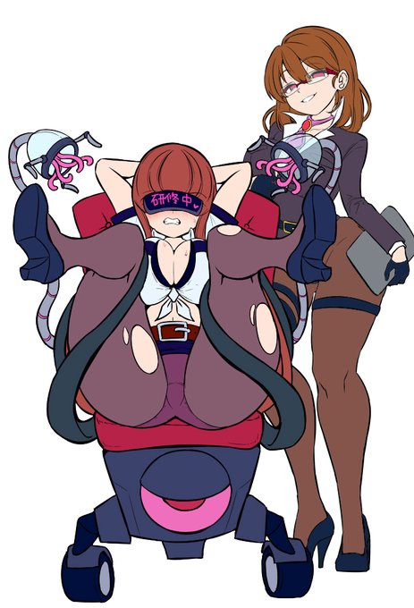 各業界が人手不足に悩む昨今、ヒロピングッズの老舗ちぼ屋は驚きの方法でその解消に成功していた…!
恐るべきオフィスチェア「研修くん」に座らされた者は新人研修担当ミユキのもと忠実な社員にされてしまうのだ
当然ミユキも「研修くん」によって社員にされた一人なんだなこれが! 