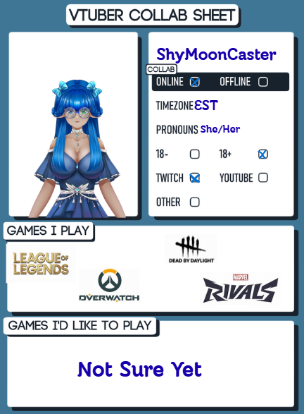 Shymooncaster (Elf Vtuber) tweet media