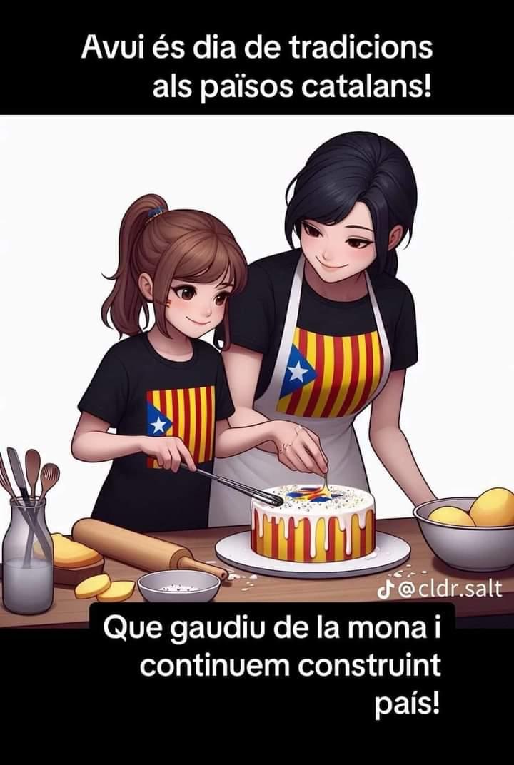 MONARITX's tweet photo. Bon dilluns de Pasqua, defensors de la terra, lluitadors i guerrers de la lluita per la LLIBERTAT. 
A les batalles guanyades, i a les guanyarem! A qui segueix la tradició, defensa la cultura i llengua. A tu, q no deixes que abandoni la lluita
Bon dia, Catalunya
Bon dia, catalans https://t.co/uQ0EwaMbje