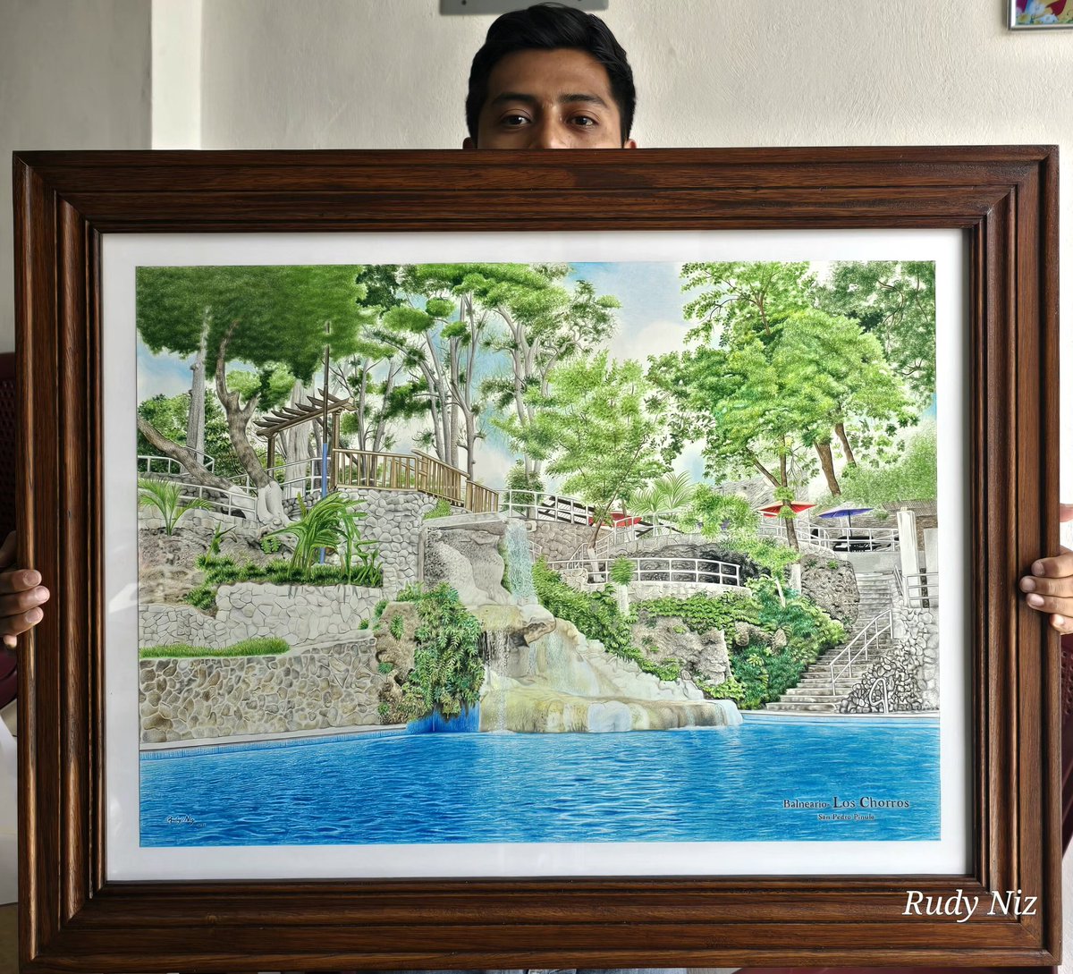 Dibujo con lápices de colores que realice. Balneario Los Chorros, Jalapa ✍️🏻🇬🇹

Dale RT me ayudaría de mucho. Saludos