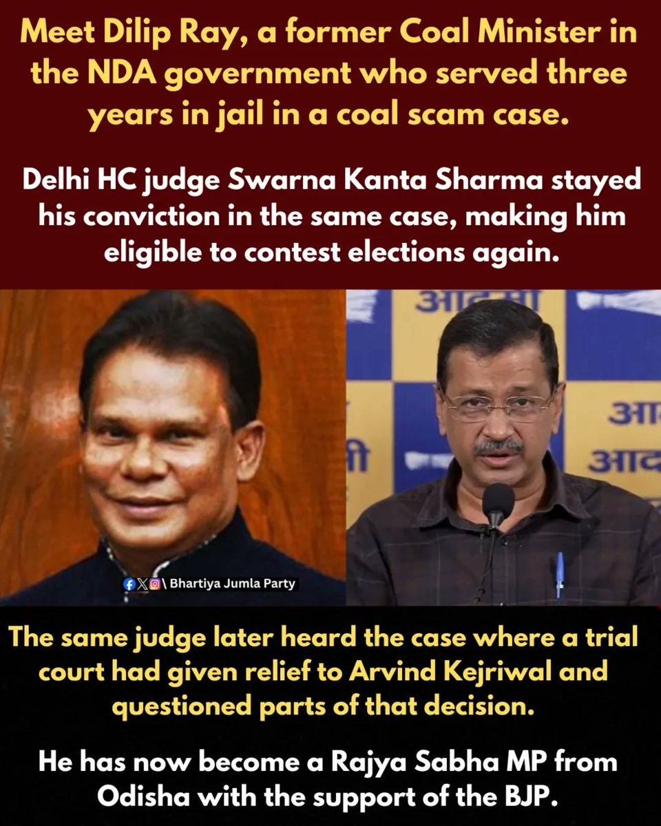 DocRGM_'s tweet photo. Delhi High Court Judge Swarna Kanta Sharma STAYED Conviction of BJP Leader Dilip Ray.

And the Same Judge is now hearing AAP Leaders plea for RECUSAL from Hearing after CBI-ED appealed against Acquittal of AAP Leaders.

Judge also attends Sangh Seminars. https://t.co/s0c02oYNns