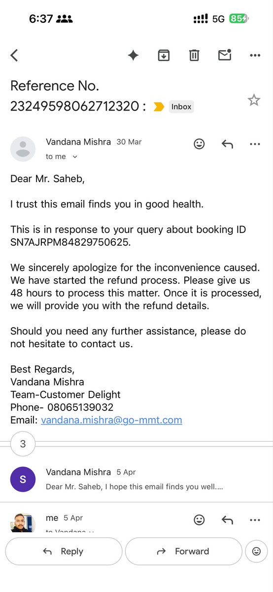 shaikui1's tweet photo. @makemytripcare These are your commitments from LinkedIn that as well false @DGCAIndia @IATA @consumercourtin https://t.co/Rw7COR60iO