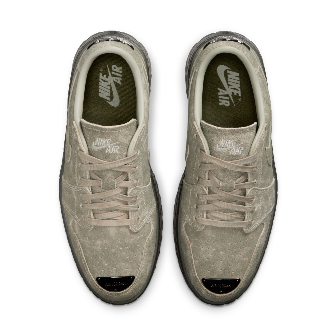 2026年 4/6 発売】 NIKE W AIR JORDAN 1 LOW BROOKLYN “Spruce Fog