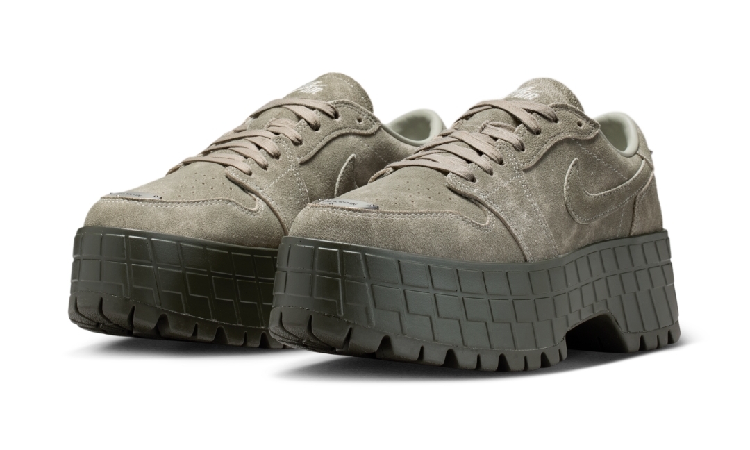 2026年 4/6 発売】 NIKE W AIR JORDAN 1 LOW BROOKLYN “Spruce Fog