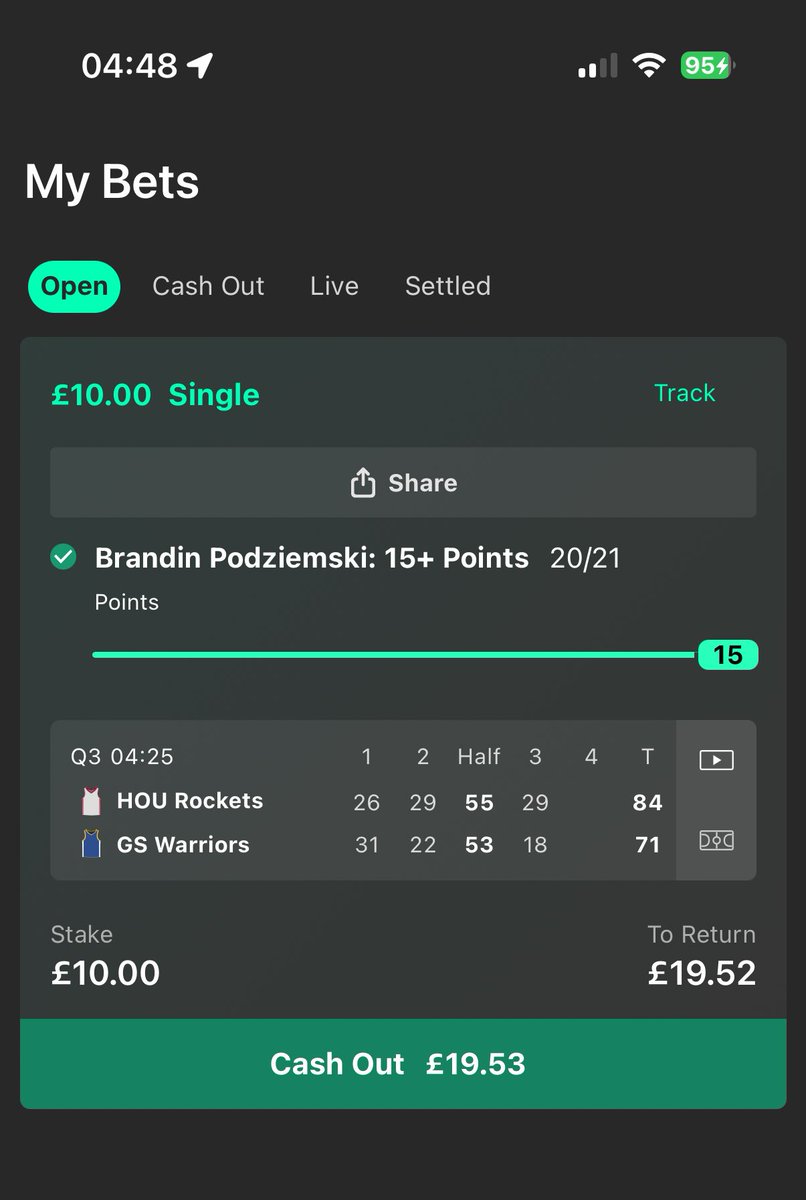 Smokeyytips's tweet photo. BOOOOOM!! ANOTHER ONE ✅✅✅

Another In Play caught at nearly evens at 20/21, We keep cashing these in plays in daily 🔥💰

£10 returned £19.53 https://t.co/5eZvFfzYSo