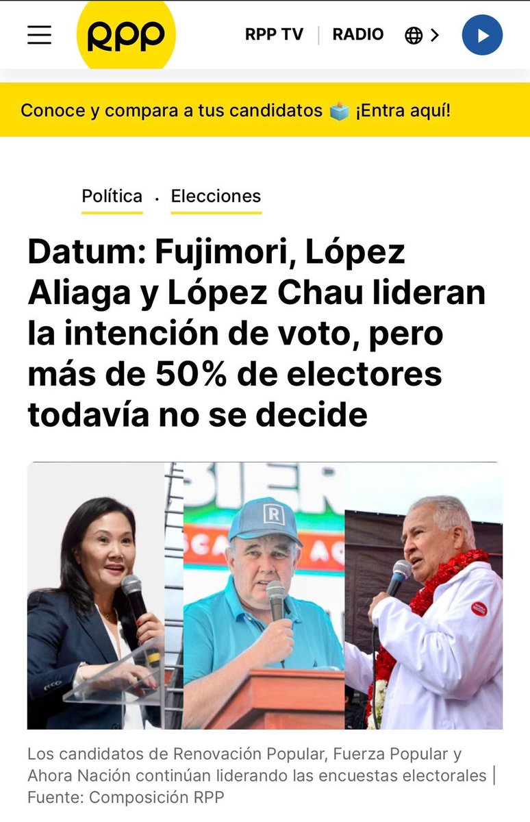 El 50% de indecisos , se debe entender como una muestra de desconfianza a la actual clase politica, la peor de nuestra historia. 
#VOTONACIONALDEPROTESTA (Voto nulo o viciado)