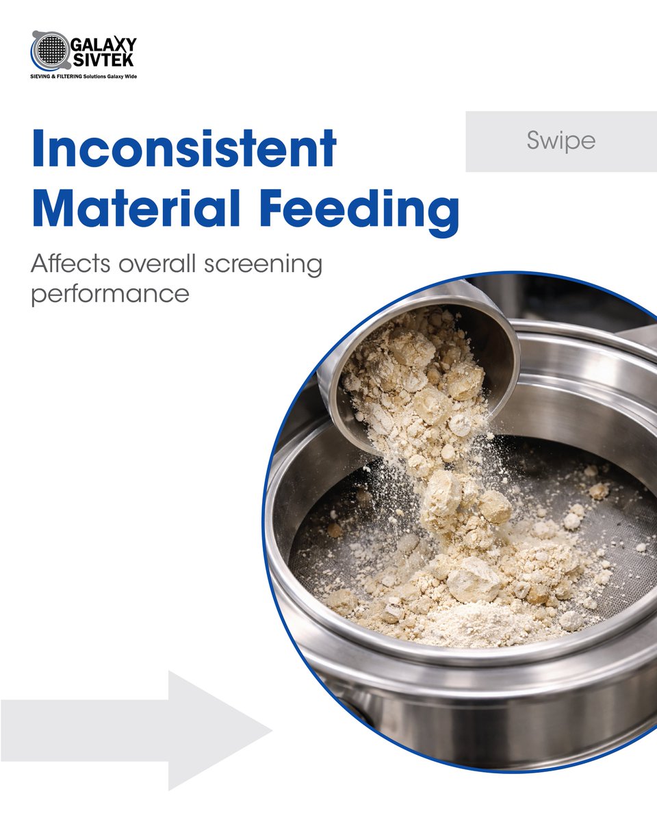 Screening inefficiencies are often caused by small but critical factors such as mesh selection, clogging, and improper feeding.

Identifying and addressing these issues can significantly improve process stability, output quality, and overall efficiency.