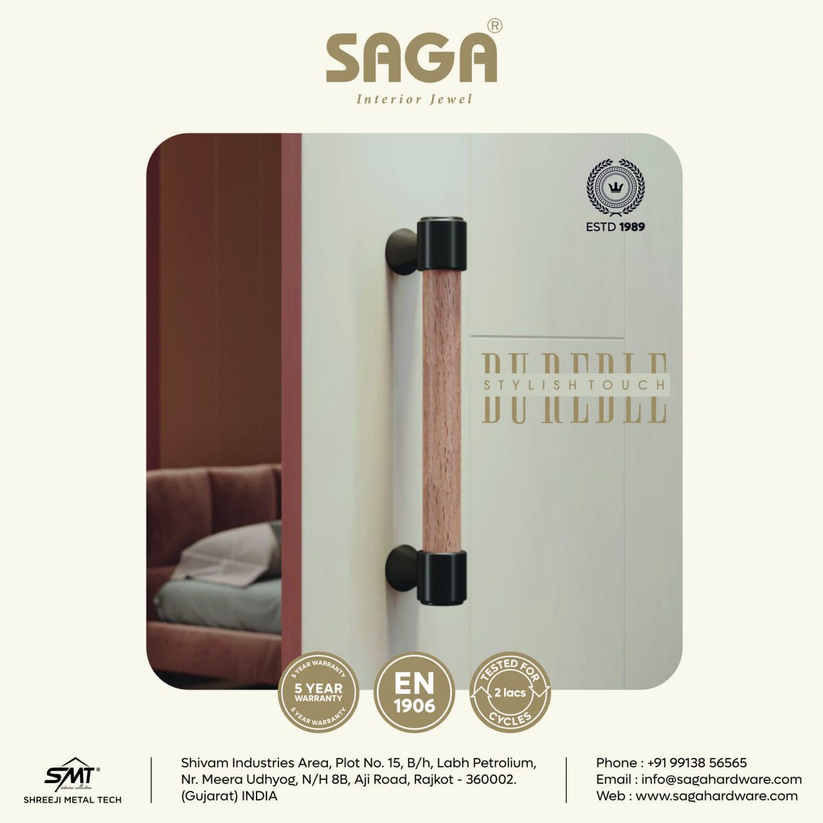 ibais_hardware's tweet image. SHREEJI METAL TECH (RAJKOT)

For enquiry via WhatsApp click
ibais.biz/9687600042

Mr.Hardikbhai - 9687600042
Helpline No. - 9913856565
#DoorHandle #MainDoorHandle #DoorHardware #HandleDesign #ModernHandle #LuxuryHandle #DesignerHandles #ArchitecturalHardware
.
@ibais_hardware