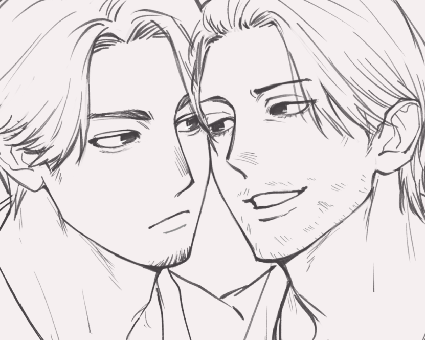 lukadotxyz's tweet photo. "akitani doodle plz……" -> i was already working on a drawing :D https://t.co/STV5c7YuRO https://t.co/tod7RpIBfv