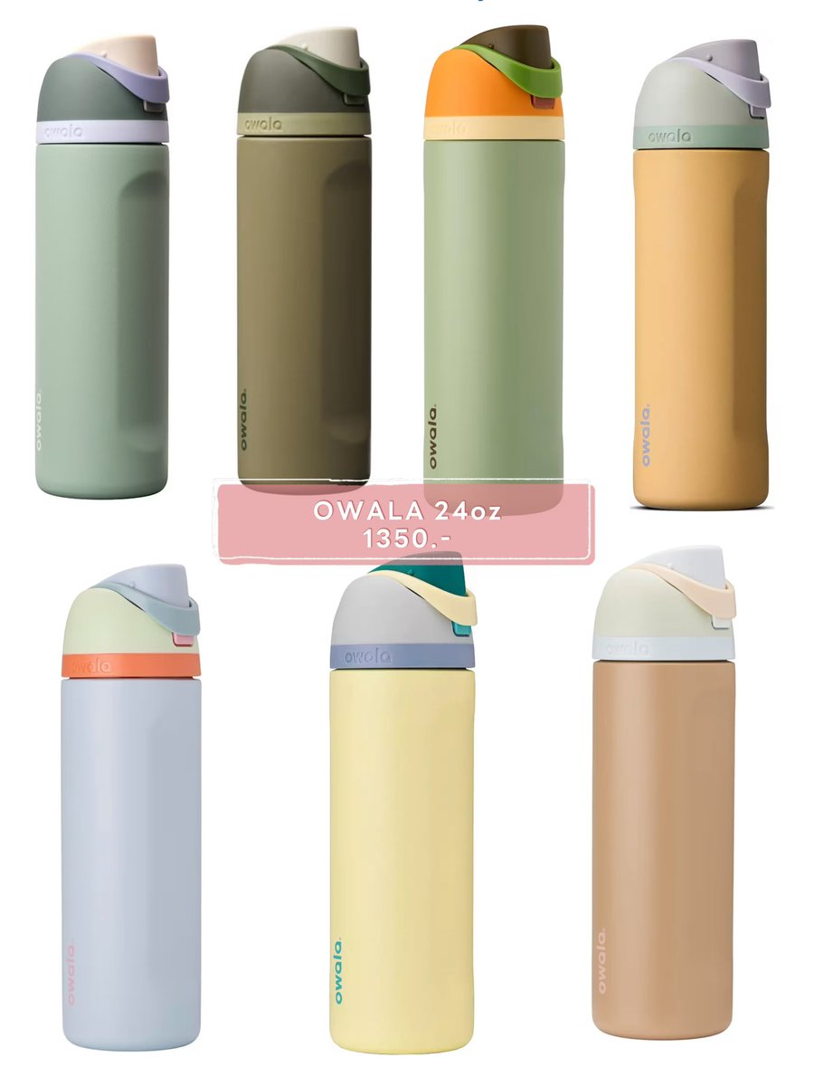 ⁺◟꒰ pre 🇺🇸 ꒱ ⊹ แก้ว owala freesip 24oz

⊹ เลือกสีที่ best seller มาให้
⊹ น่ารักมากก ใช้คู่เพื่อน คู่แฟน แค่พี่น้องได้หมด
⊹ หิ้วเอง บินเอง ของแท้ 💯

★ มัดจำ 700 จ่ายอีกทีตอนของถึงไทย 5พค

📦 ค่าส่ง 65฿
💘 สี/ไซส์อื่น สอบถามได้ค่ะ