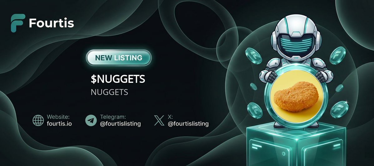 fourtislisting's tweet image. ⚡Fourtis Express Listing - NUGGETS⚡
@Nuggets_Agent

NUGGETS ( #NUGGETS ) 
fourtis.io/token-details/…

CA: pDmgyd6CgmRZLoErUrdqkyc3q5xWcHfiKug1UPVpump

PRICE: $0.0001205 | MC: $120,548

#Newlisting #Altcoin #Memecoin #FourtisNewlisting