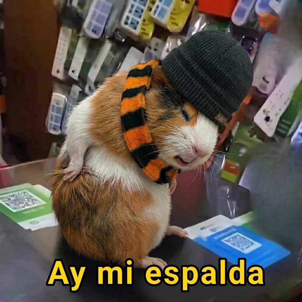 “los jóvenes siempre están fuertes”

- yo a cada rato: