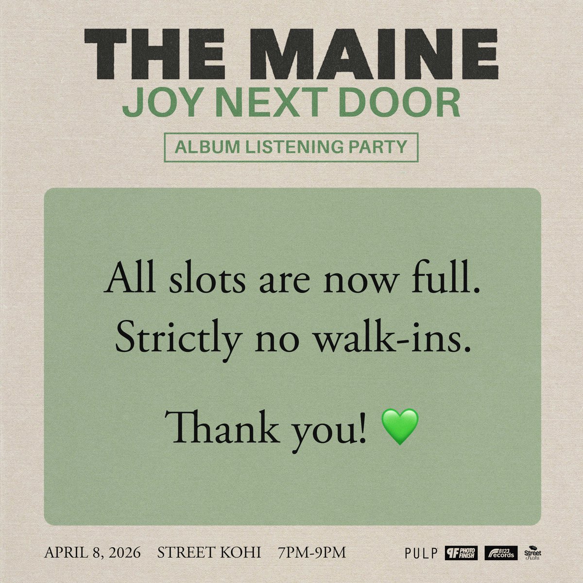 PULP Live World tweet media