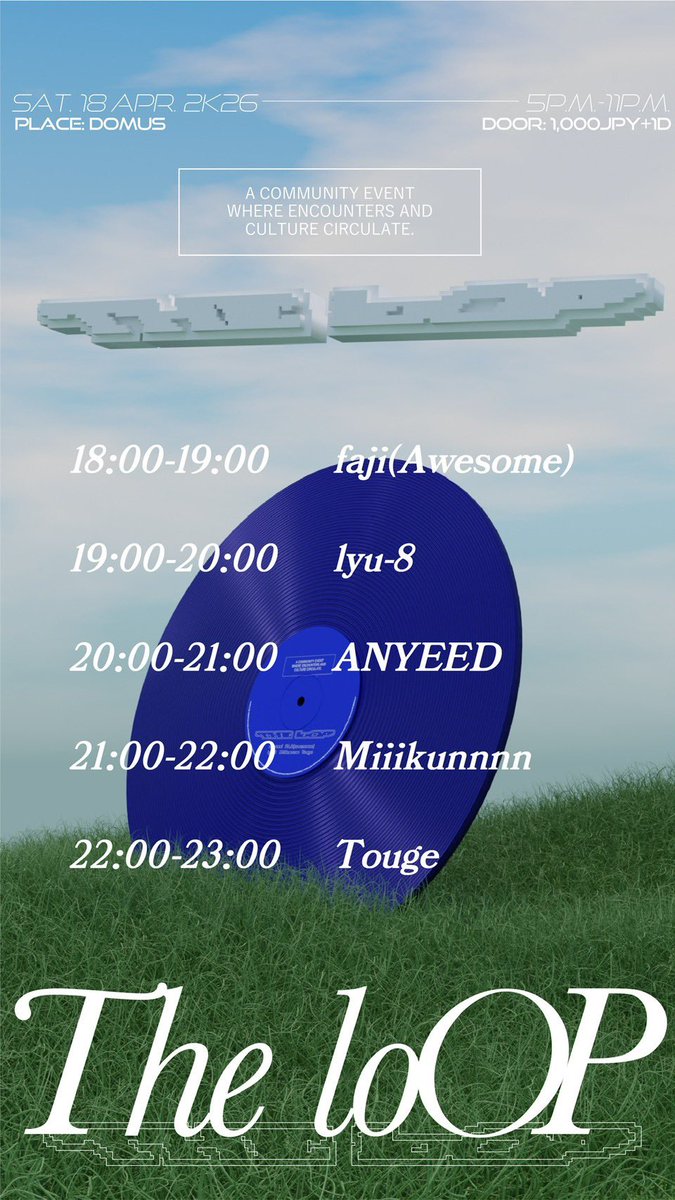 anyeedmusic's tweet photo. Next up🦉🎧⭐️😉🫰
04/18 Osaka 
ﾖﾛｼｸｵﾈｶﾞｲｲﾀｼﾏｽ https://t.co/eUsWUCjGDR