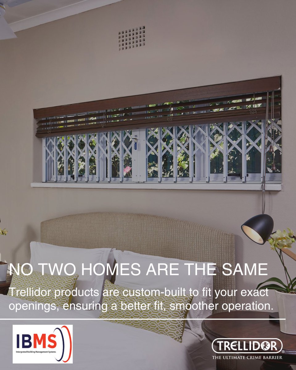 ibmsafrica's tweet image. No two homes are the same. Trellidor custom burglar bars fit perfectly for stronger protection. #CustomSecurity #HomeProtection #Trellidor 

✉️ info@ibmsafrica.com | 📞 +250780504400 📍 KG 569, Hse 01 Kacyiru, Kigali | 🌐 ibmsafrica.com