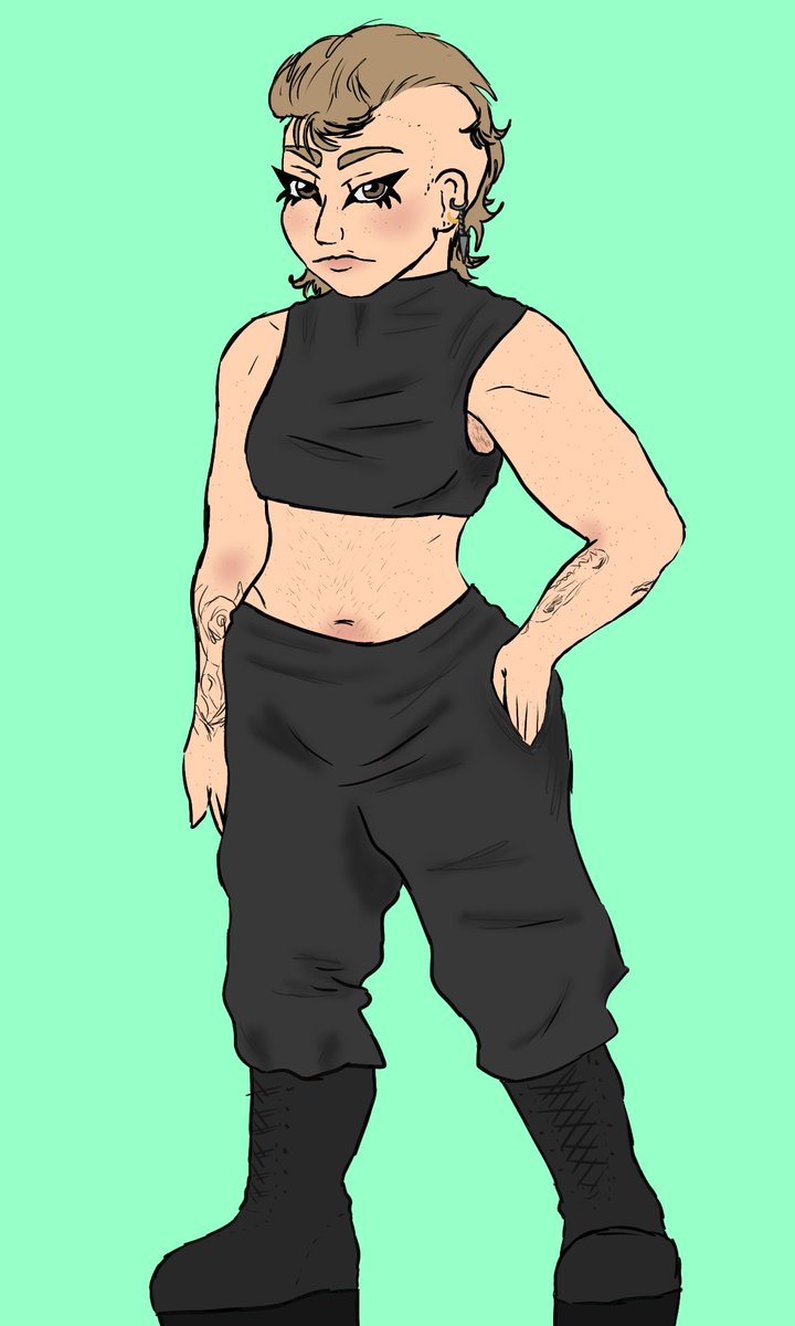 SepZetScream's tweet photo. Updated my sona! Yknow, for after i get my top/androgynization surgery. https://t.co/q4wPHp770n