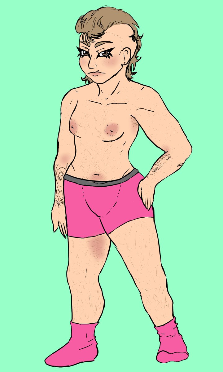 SepZetScream's tweet photo. Updated my sona! Yknow, for after i get my top/androgynization surgery. https://t.co/q4wPHp770n
