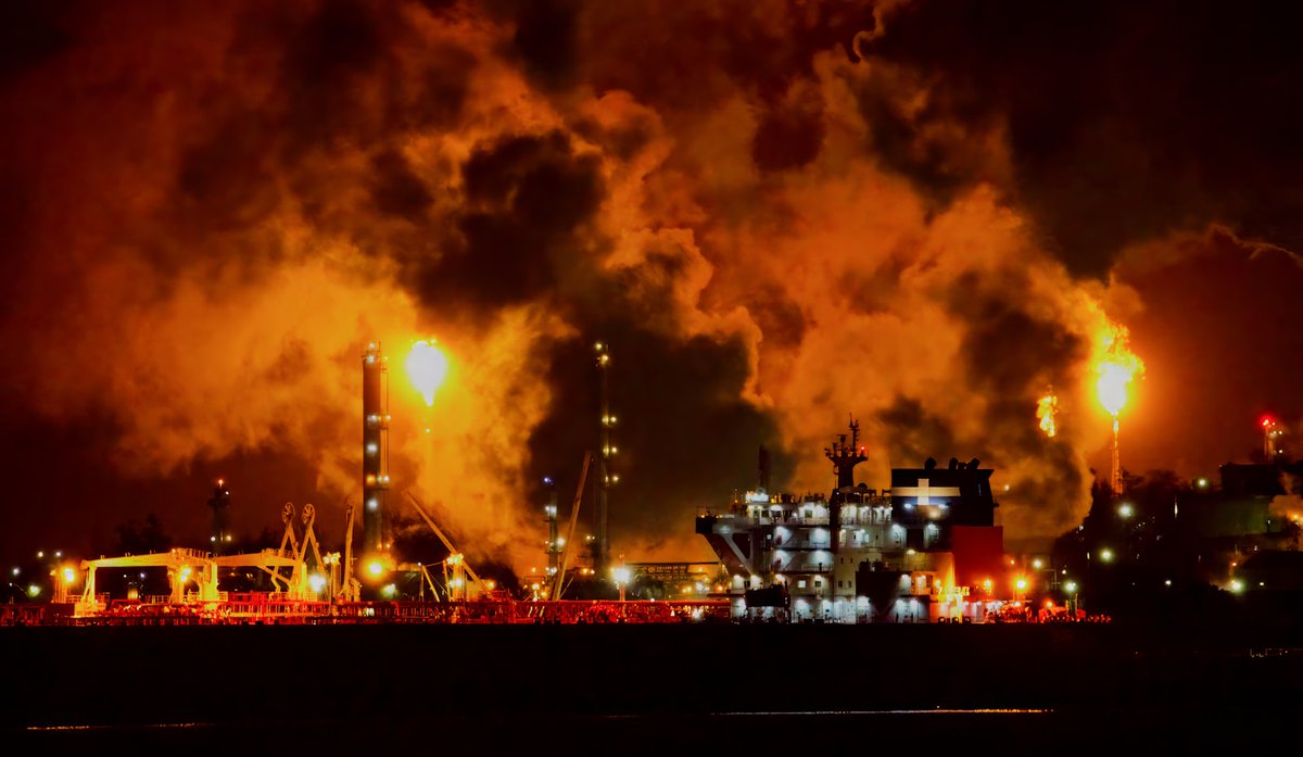 AstaadAli's tweet photo. @MarioNawfal Bolton warning about Europe ditching Ukraine? Yeah, he's the same guy who pushed for Iraq, Syria, Libya—always itching for more bombs. Now he's mad they won't join his Iran party? Typical.
While he's ranting, Haifa's smoking, Gulf refineries are toast. If alliances break over ego, we all lose. What do you say—Bolton right, or just old war hawk noise? #SayingWhatMatters