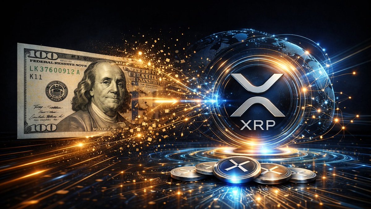 VersanAljarrah's tweet photo. Every transaction settled on XRP moves the world one step away from dollar dependency. https://t.co/s0ZW4zdHWG
