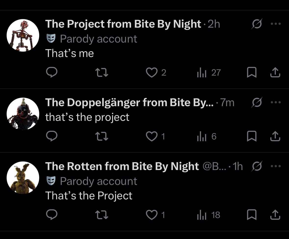 The Project from Bite By Night tweet media