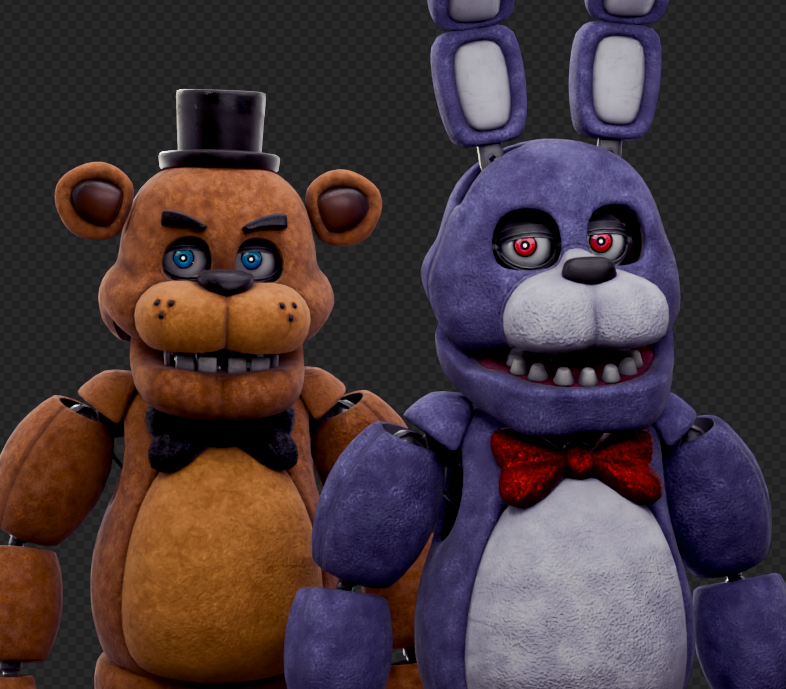 got bonnie sorta done still need to work on adjusting some of his mats though