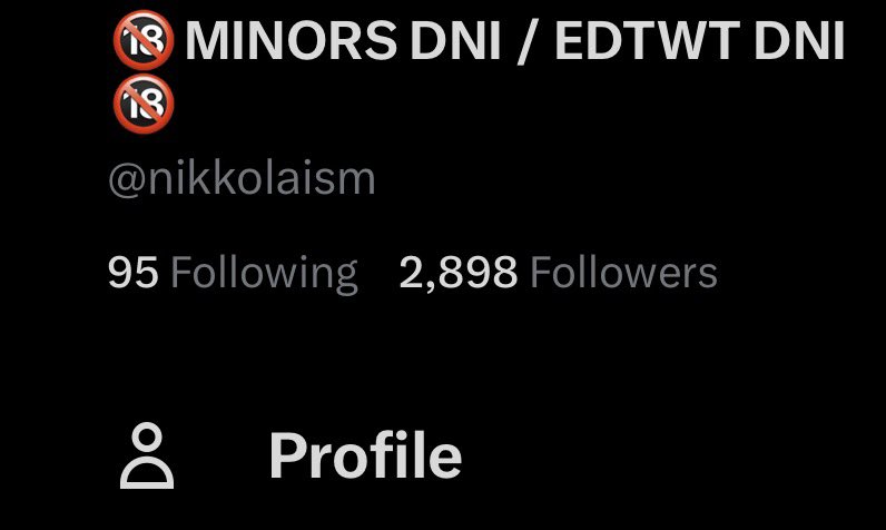 🔞MINORS DNI / EDTWT DNI 🔞 tweet media