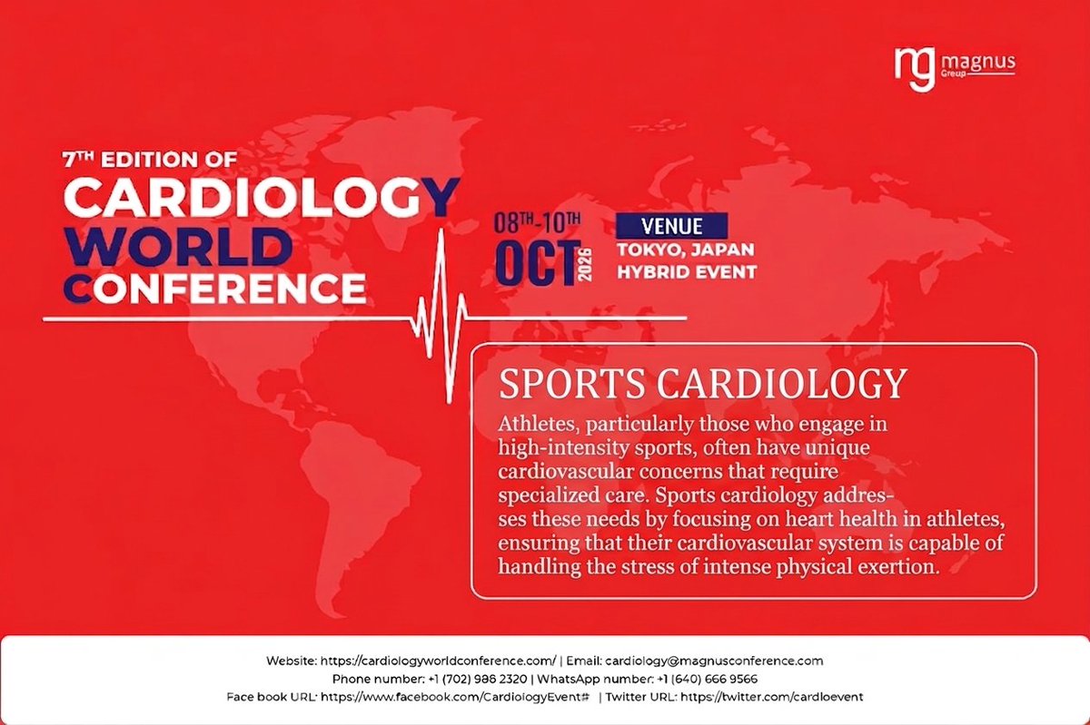 Cardiology World Conference tweet media