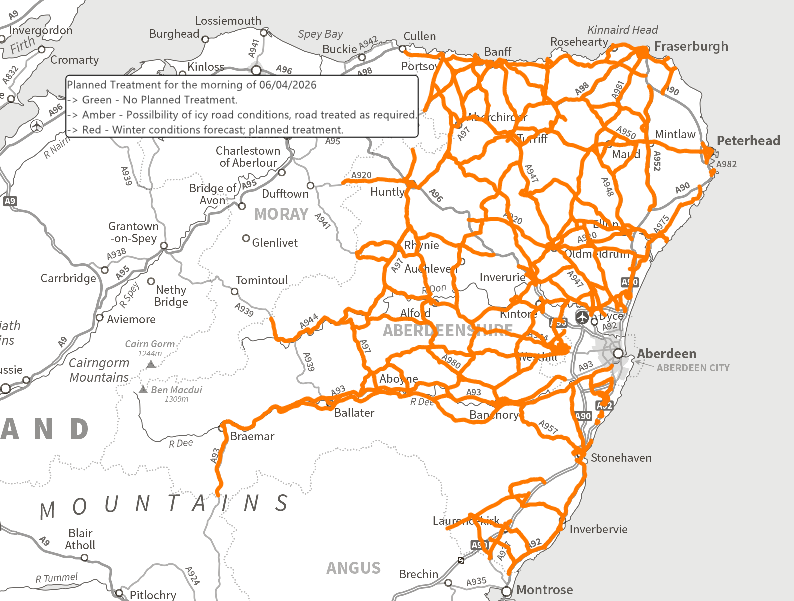 Aberdeenshire Roads tweet media