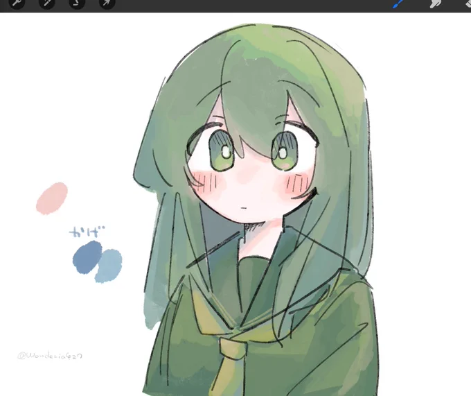 色をずっと試行錯誤