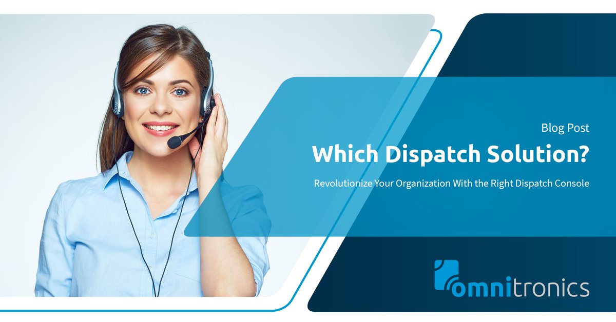 Omnitronics's tweet image. How to choose the right dispatch console? Don't forget to consider these 4 points when making this important decision:

bit.ly/2IGj7dw

#dmr #digitalradio #dispatchconsole #radiodispatch