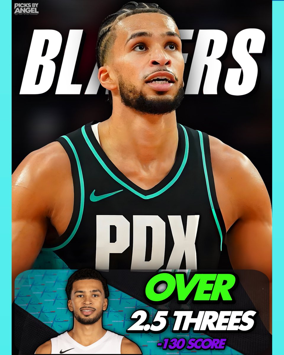 picksbyangel's tweet image. NBA Monday Prop #3 🏀

Toumani Camara O 2.5 3PTM (-130)
#RipCity

• Jerami Grant remains OUT, and Shaedon Sharpe is listed as doubtful.
• Camara has hit 3+ threes in 5/5 games without both, averaging 5.2 3PTM on 9.4 attempts.
• The Nuggets allow the 7th MOST 3PT attempts in