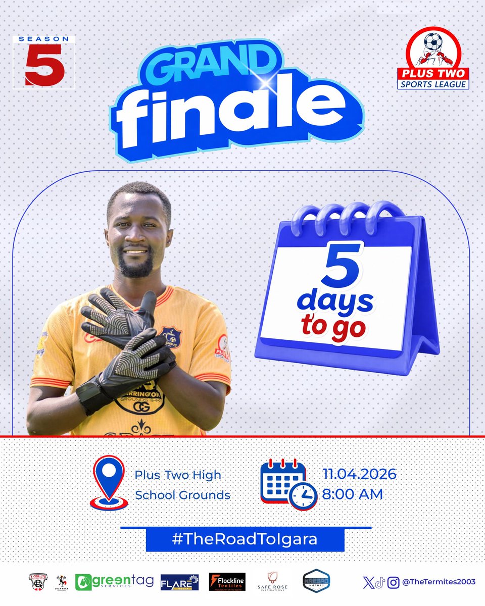 This is the week we’ve worked for all season as all roads lead to the Plus Two High School Grounds this Saturday! 🏟️🏃‍♂️ One team. One goal. One trophy. Let’s all be there to witness the magic #Road2igara