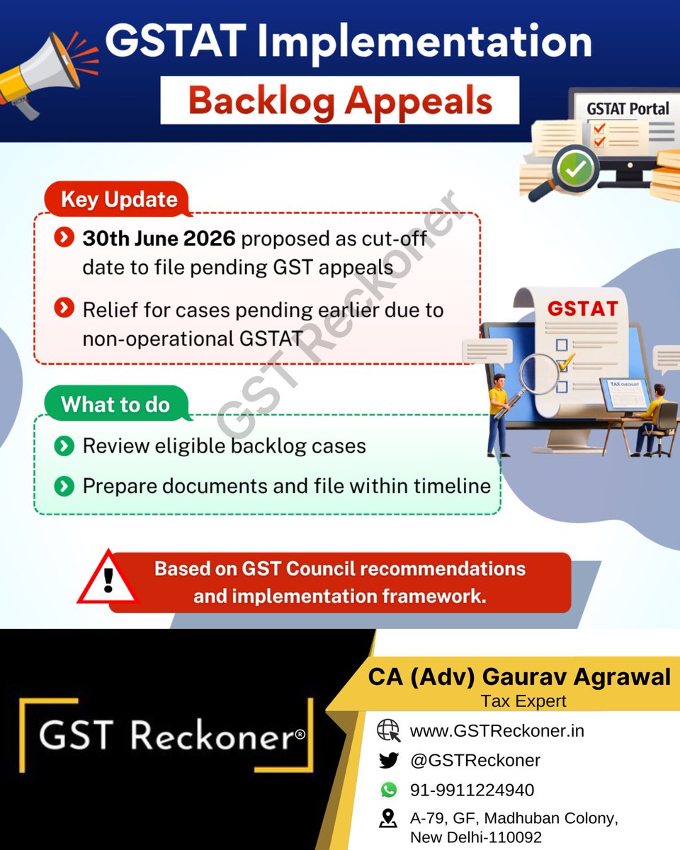 GST Reckoner®_CA (Adv) Gaurav Agrawal tweet media