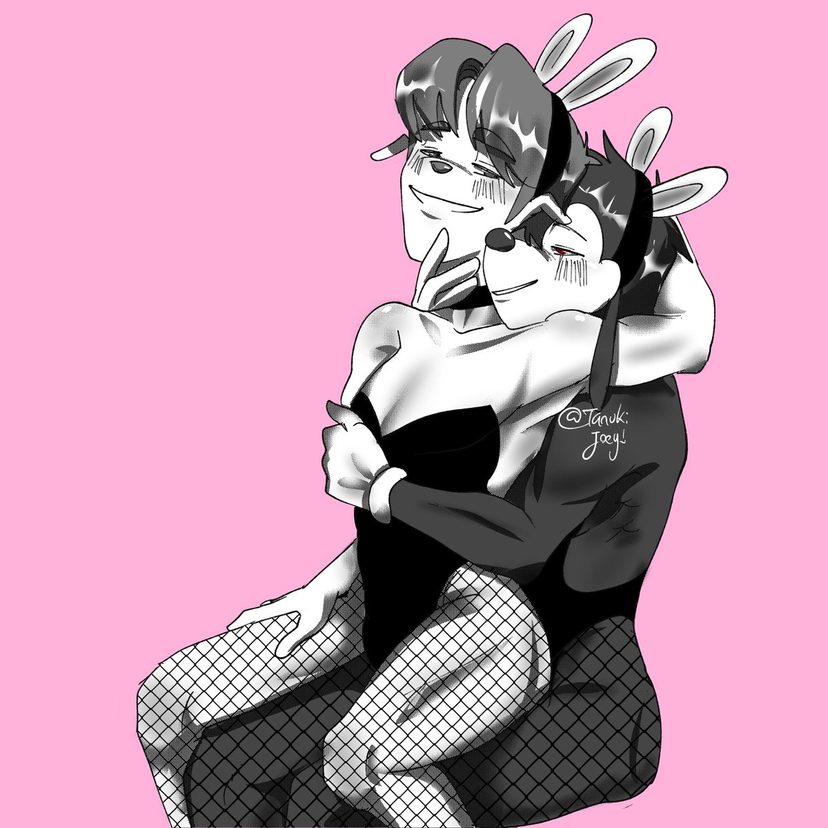 TanukiJoey's tweet photo. #happyeaster with some #maxley in sexy bunny costumes
#evilmax #bradleyuppercrustiii #anextremelygoofymovie #easter #maxgoof https://t.co/IfbKOgc0gs