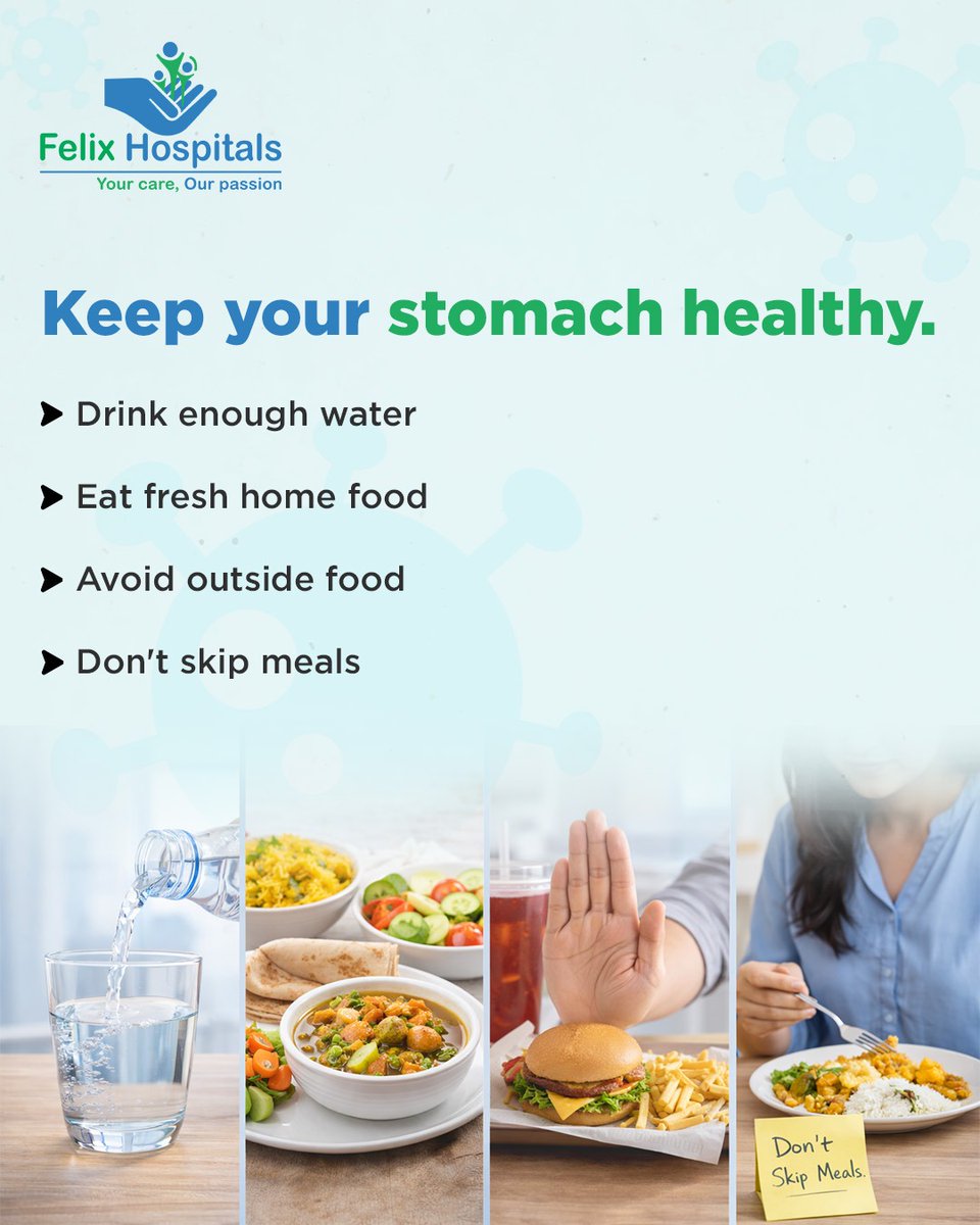WellnessFelix's tweet image. Summer heat doesn’t just drain energy — it challenges your gut. From food safety to hydration and probiotics, small daily habits can prevent big digestive trouble.

#SummerHealth #GutHealth #DigestiveHealth #StayHydrated #FoodSafety #HealthyGut #FelixHospital #FitWithFelix