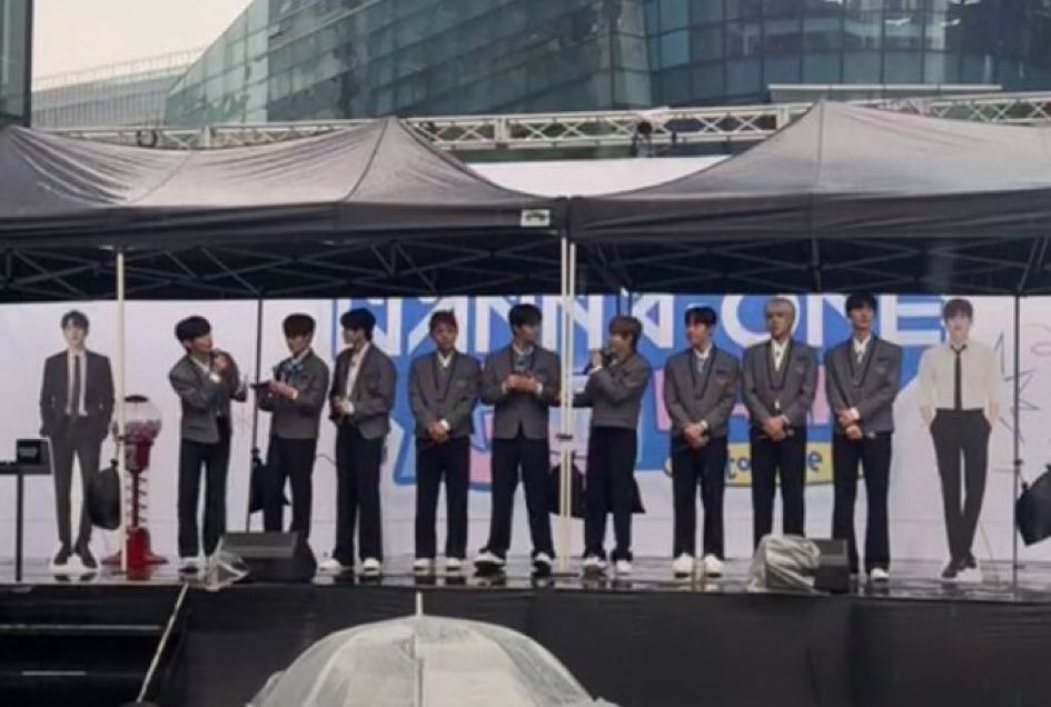 oppaisgood's tweet photo. they keep daniel and guanlin standee with them, forever OT11 🥹🤍 https://t.co/9F6ULAO1PV