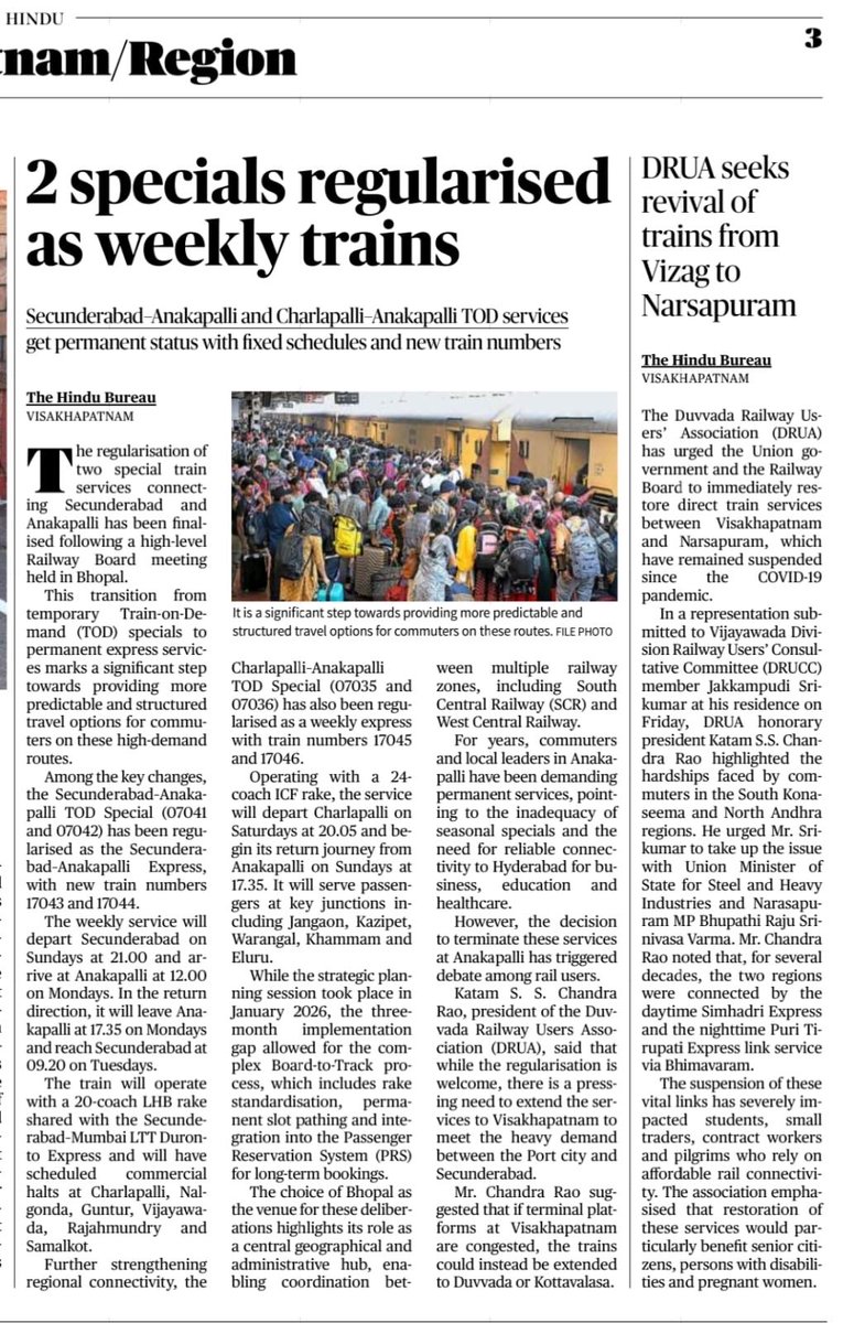 Katam SS Chandra Rao tweet media