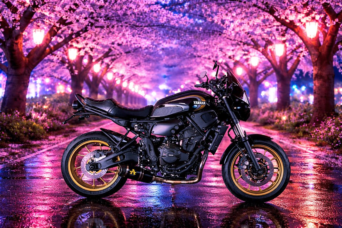 it_kooo's tweet photo. 夜桜だよっと。 https://t.co/psPBYEFioj