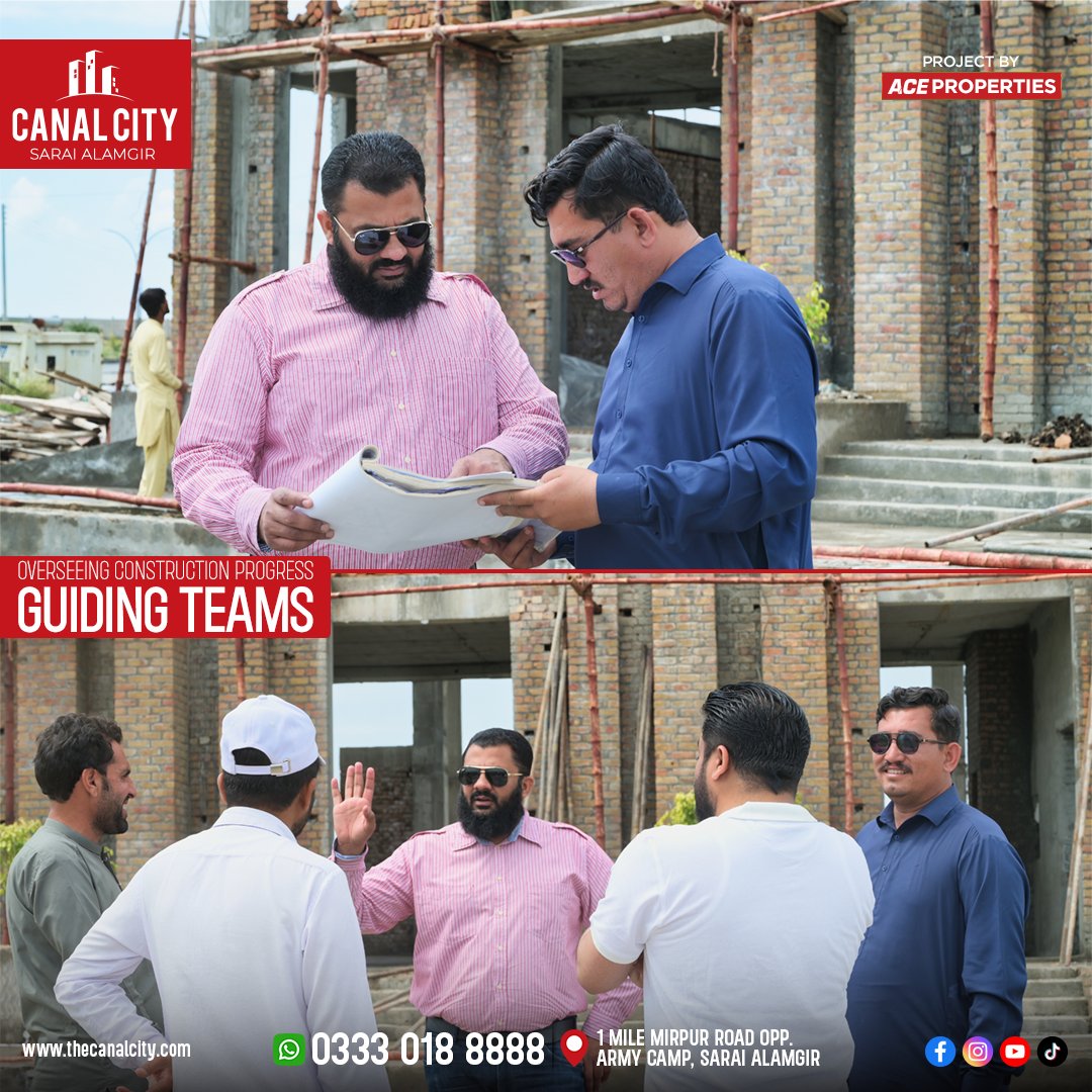 thecanal_city's tweet photo. Senior Leadership, accompanied by the Canal City team, visited Jamia Masjid Razia to review ongoing development work and on-ground progress.

Contact Us: 03330188888

#ACEProperties #CanalCitySaraiAlamgir #VisionIntoReality #JamiaMasjidRazia #OnGroundProgress #QualityDevelopment https://t.co/K8xx1luSsY