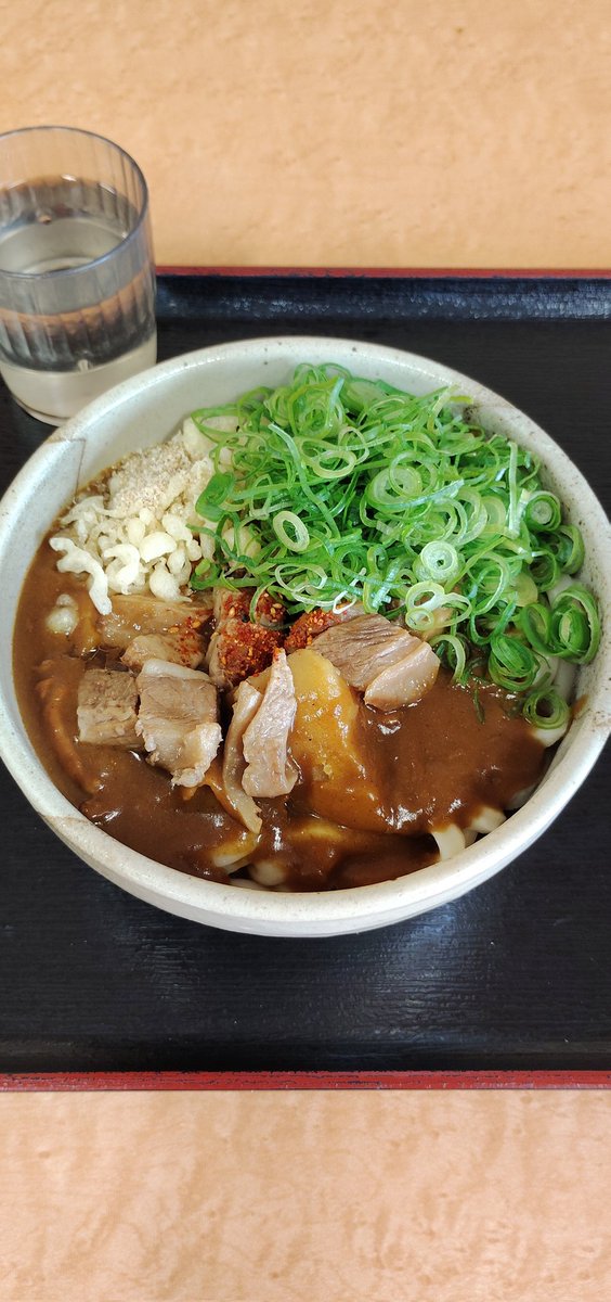 T_UDON_G's tweet photo. 期間限定の
牛すじカレーうどん🍜

#讃岐うどん
#桃山亭 https://t.co/haupbI7Jcw