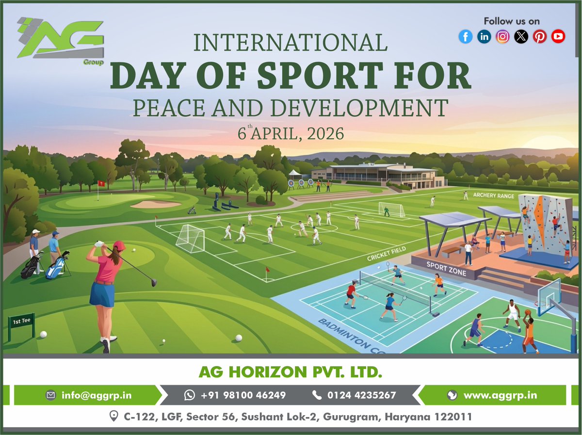 AGHorizonPvtLtd's tweet photo. Today, we celebrate more than just sport. 🏅 From local playgrounds to global arenas, it unites, inspires, and breaks barriers. On this #InternationalDayofSportforDevelopmentandPeace, let’s harness the power of play to build a more inclusive and resilient world. 🌍 https://t.co/0nHjfvXhFr